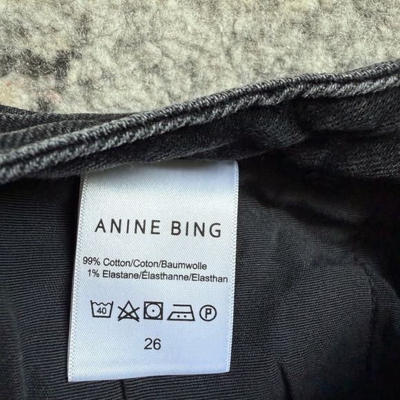 Anine Bing Washed Black Jeans - Picture 7 of 16
